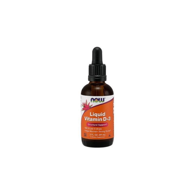 NOW Foods Vitamin D-3 Liquid 400 IU - 59 ml - My Vitamin Shop