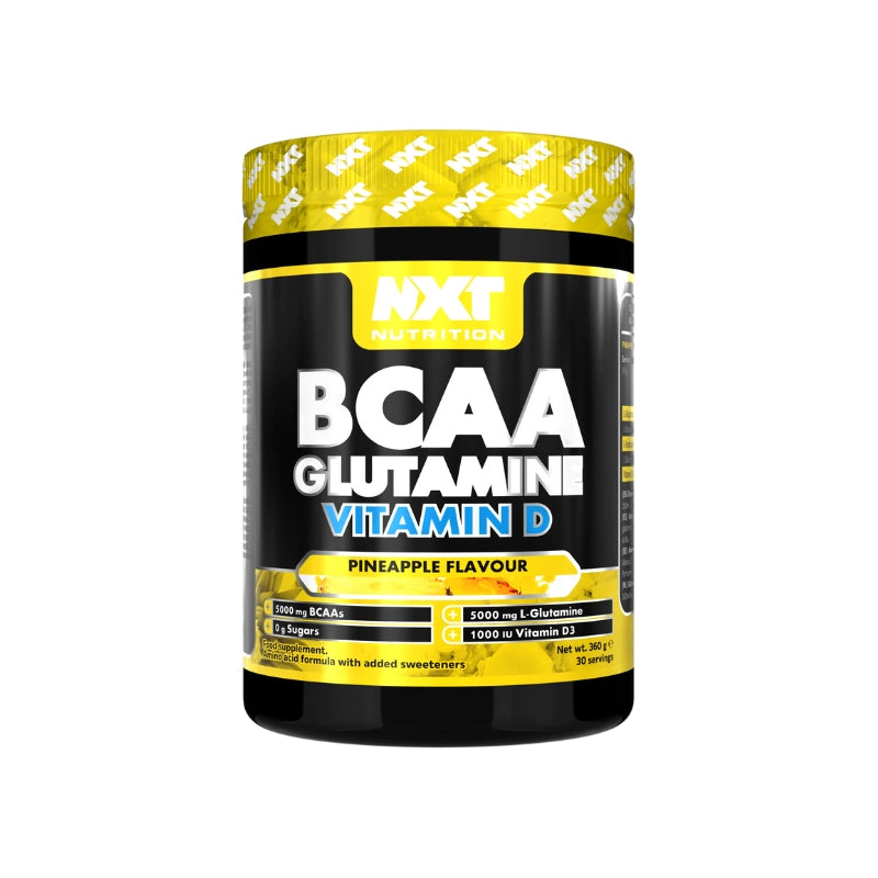 NXT-Nutrition BCAA, Glutamine & Vit D (360g) 30 Servings - All Flavours