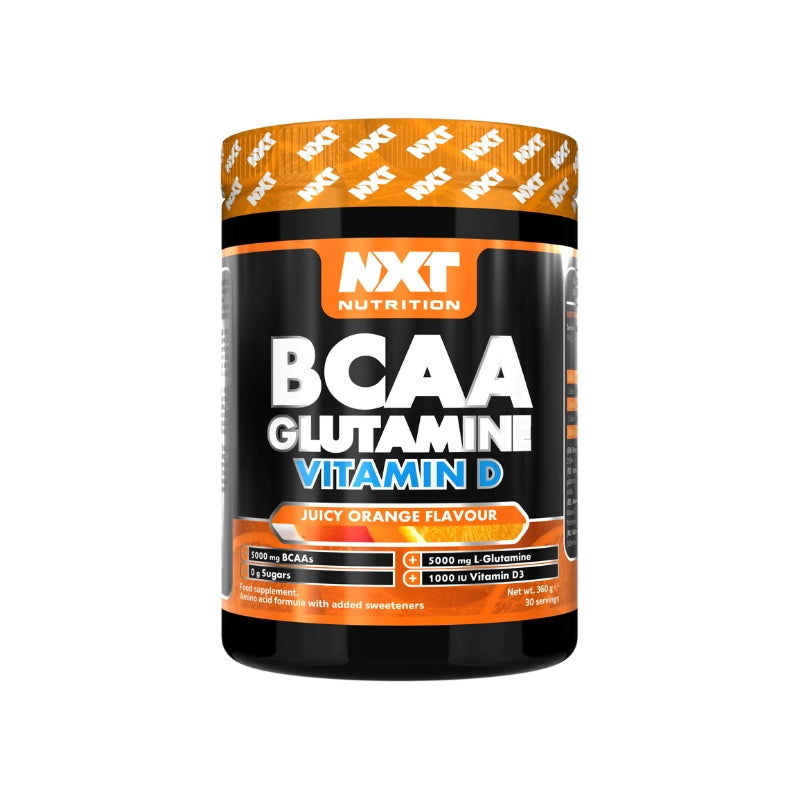 NXT-Nutrition BCAA, Glutamine & Vit D (360g) 30 Servings - All Flavours