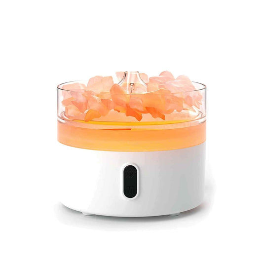 Himalayan Salt Aroma Diffuser Night Light Flame Effect (Salt Included) - My Vitamin Shop