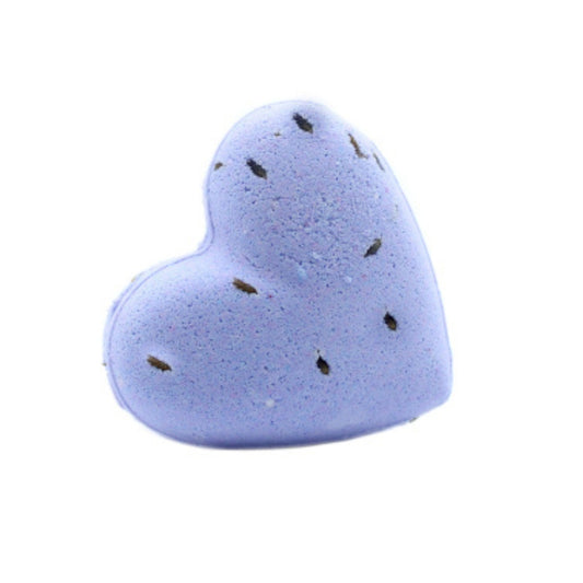 Love Heart Bath Bomb 70g - French Lavender - My Vitamin Shop