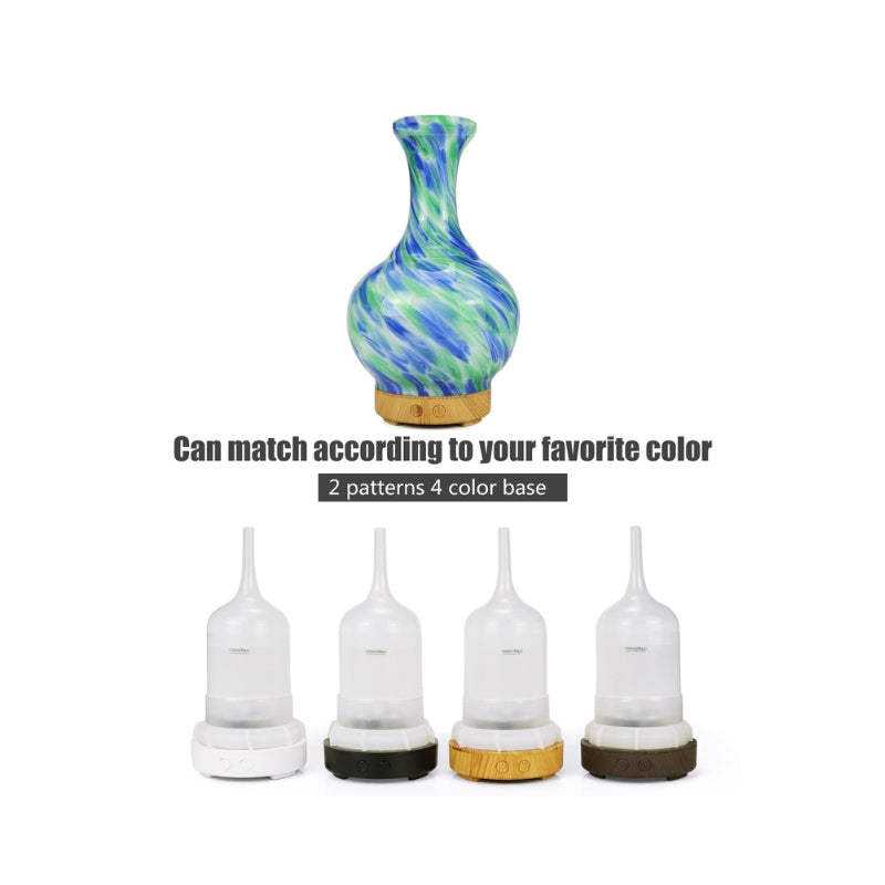 Aroma Atomiser - Glass Vase Blue and Green UK Plug - My Vitamin Shop