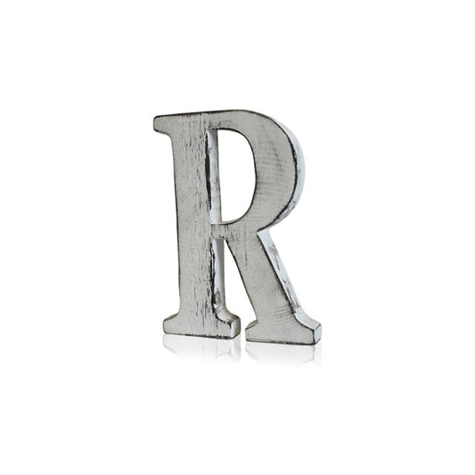 Shabby Chic Wooden Letter - R - My Vitamin Shop