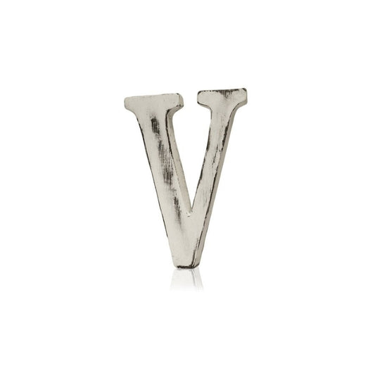 Shabby Chic Wooden Letter - V - My Vitamin Shop