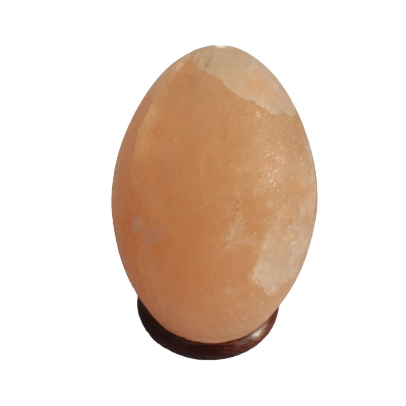 Salt Lamp Egg with Wooden Base - My Vitamin Shop