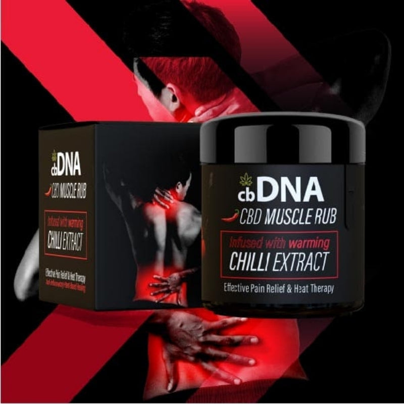 cbDNA 300MG CBD Chilli Muscle Rub 30ml High Quality Full Spectrum Cannabis