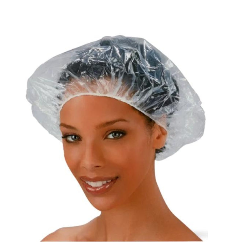 Disposable Shower Cap - Waterproof Clear Hair Cover - My Vitamin Shop