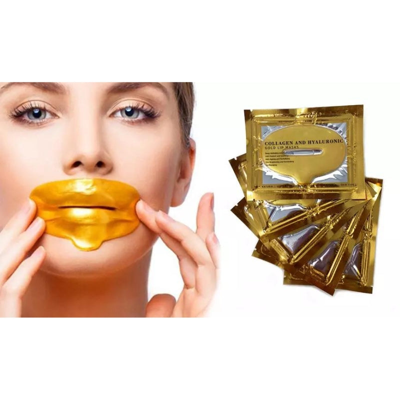 Collagen and Hyaluronic Gold Lip Mask - My Vitamin Shop