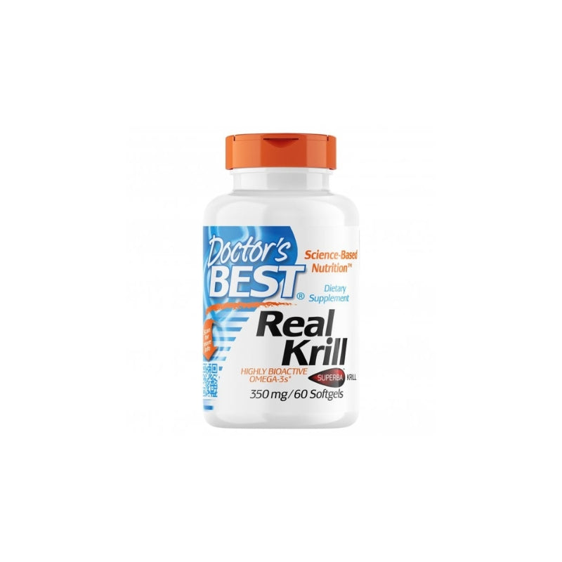 Doctor's Best Real Krill, 350mg - 60 softgels - My Vitamin Shop