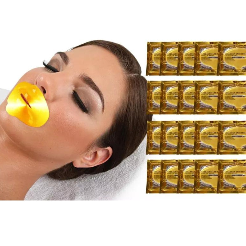 Collagen and Hyaluronic Gold Lip Mask - My Vitamin Shop