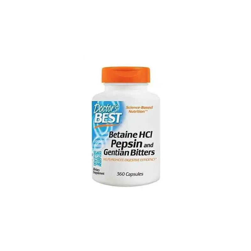 Doctor's Best Betaine HCl Pepsin & Gentian Bitters - My Vitamin Shop