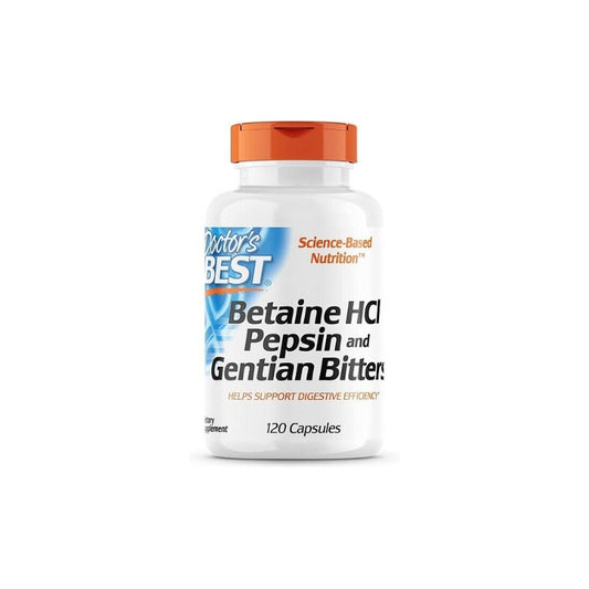 Doctor's Best Betaine HCl Pepsin & Gentian Bitters - My Vitamin Shop