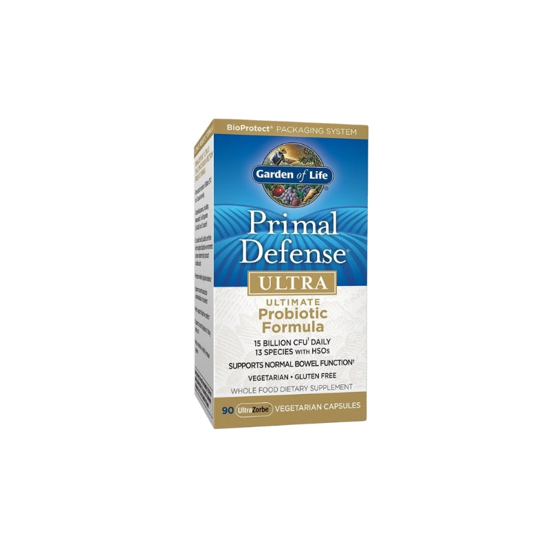 Garden of Life Primal Defense Ultra, Ultimate Probiotic Formula - 90 vcaps - My Vitamin Shop