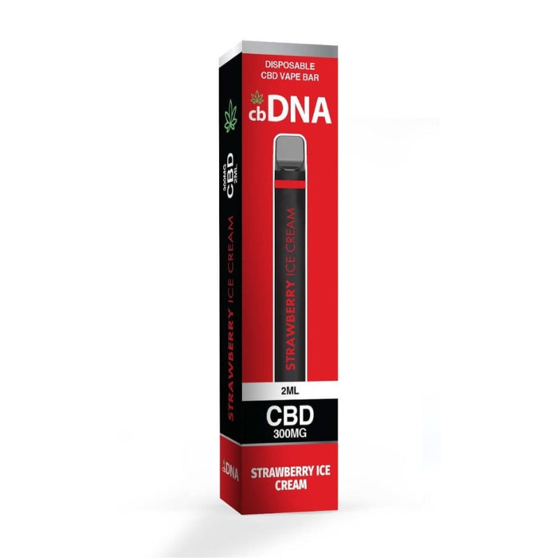 300mg Disposable CBD Vape - Inhaling Vapour - Managing Social Anxiety or Stress