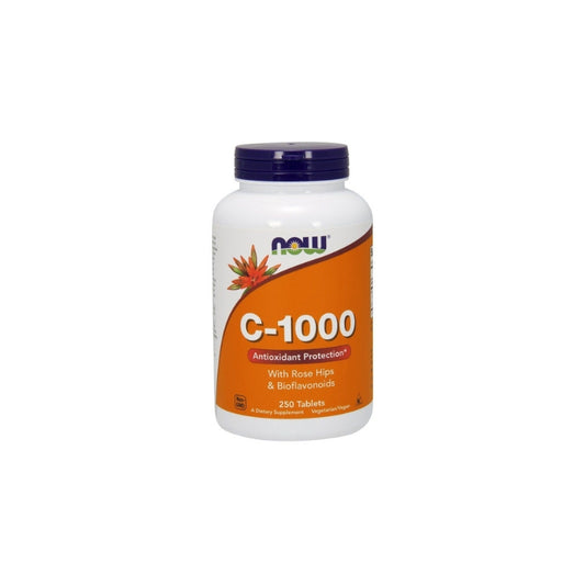 NOW Foods Vitamin C-1000 with Rose Hips & Bioflavonoids - 250 tablets - My Vitamin Shop