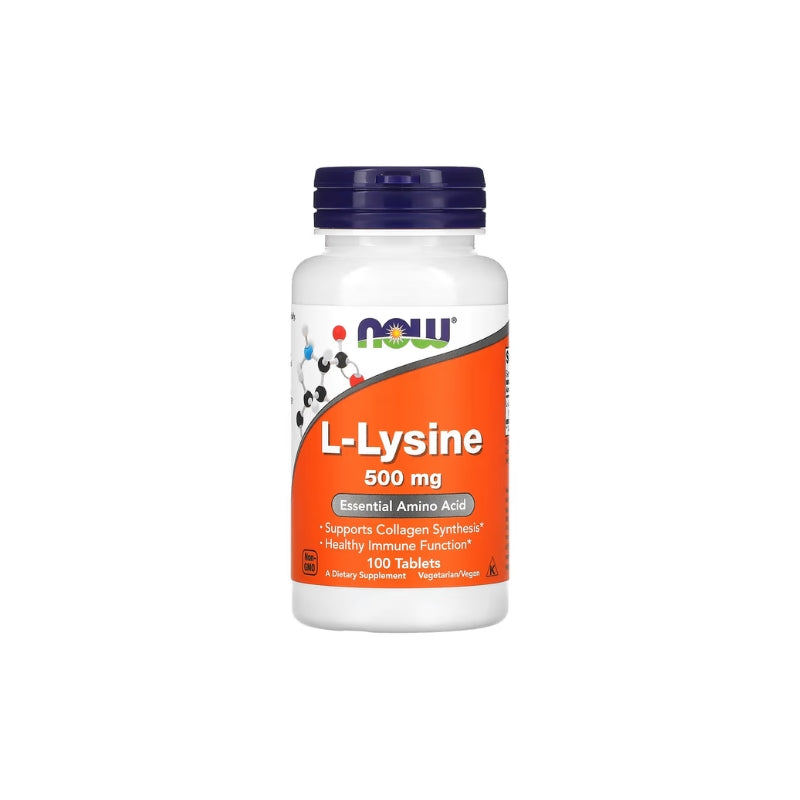 NOW Foods L-Lysine, tablets, vcaps, powder - My Vitamin Shop