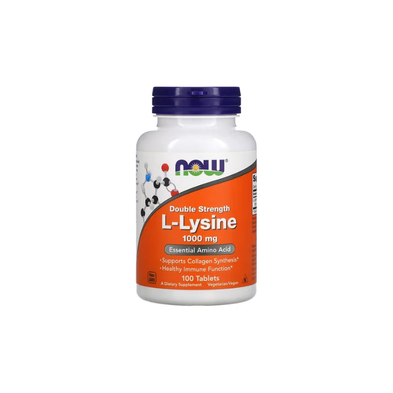 NOW Foods L-Lysine, tablets, vcaps, powder - My Vitamin Shop