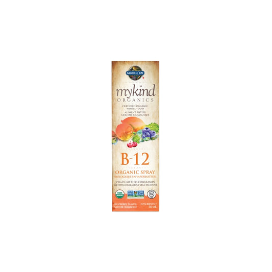 Garden of Life Mykind Organics B-12 Organic Spray, Raspberry - 58ml - My Vitamin Shop