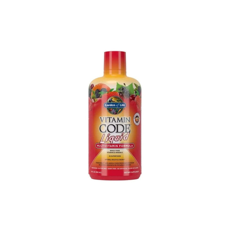 Garden of Life Vitamin Code Liquid Multivitamin, Fruit Punch - 900 ml - My Vitamin Shop