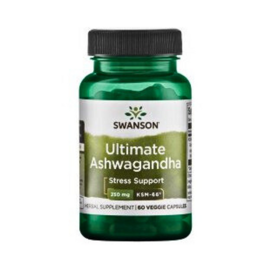 Swanson Ashwagandha Ultimate KSM-66 250mg - 60 vcaps