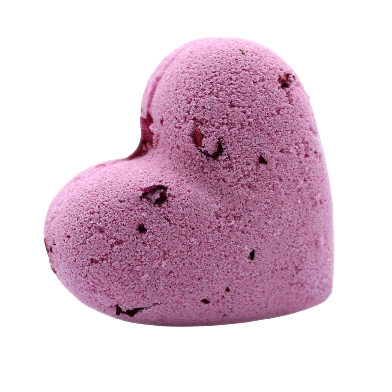 Love Heart Bath Bomb 70g - Ylang & Rose - My Vitamin Shop