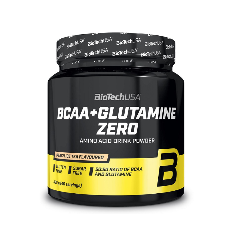 BioTechUSA BCAA + Glutamine Zero Amino Acid Drink Powder - 480g