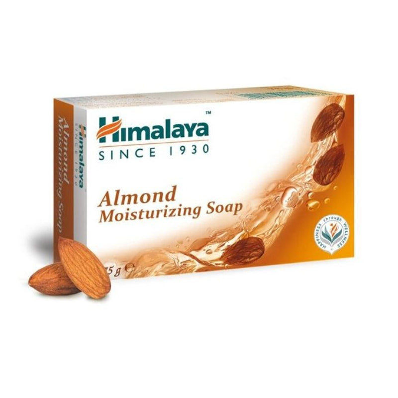 Himalaya Herbals Almond Moisturizing or Cucumber Refreshing Bar Soap - 75grams