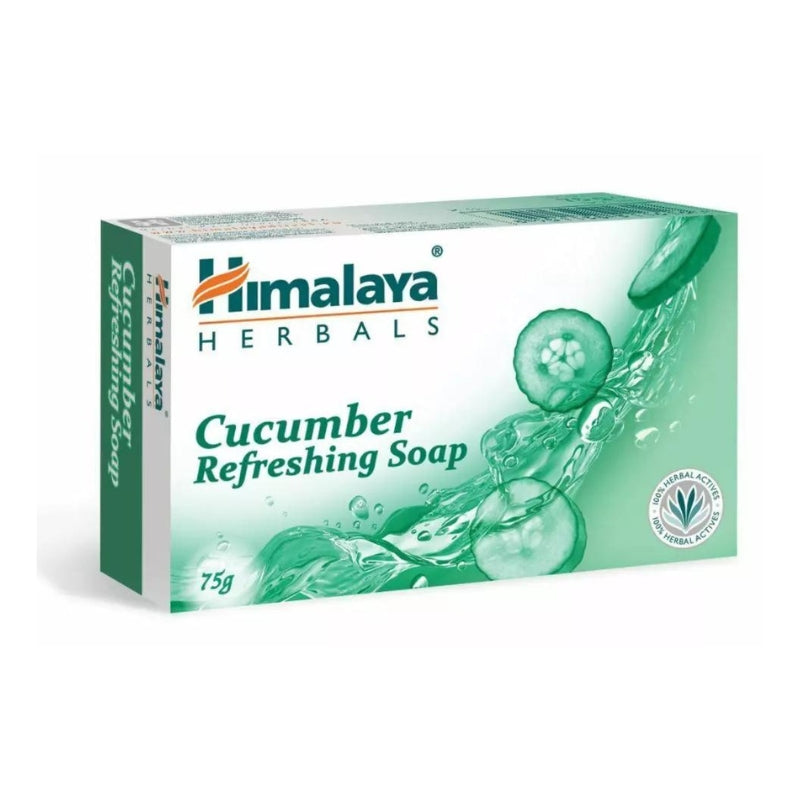 Himalaya Herbals Almond Moisturizing or Cucumber Refreshing Bar Soap - 75grams