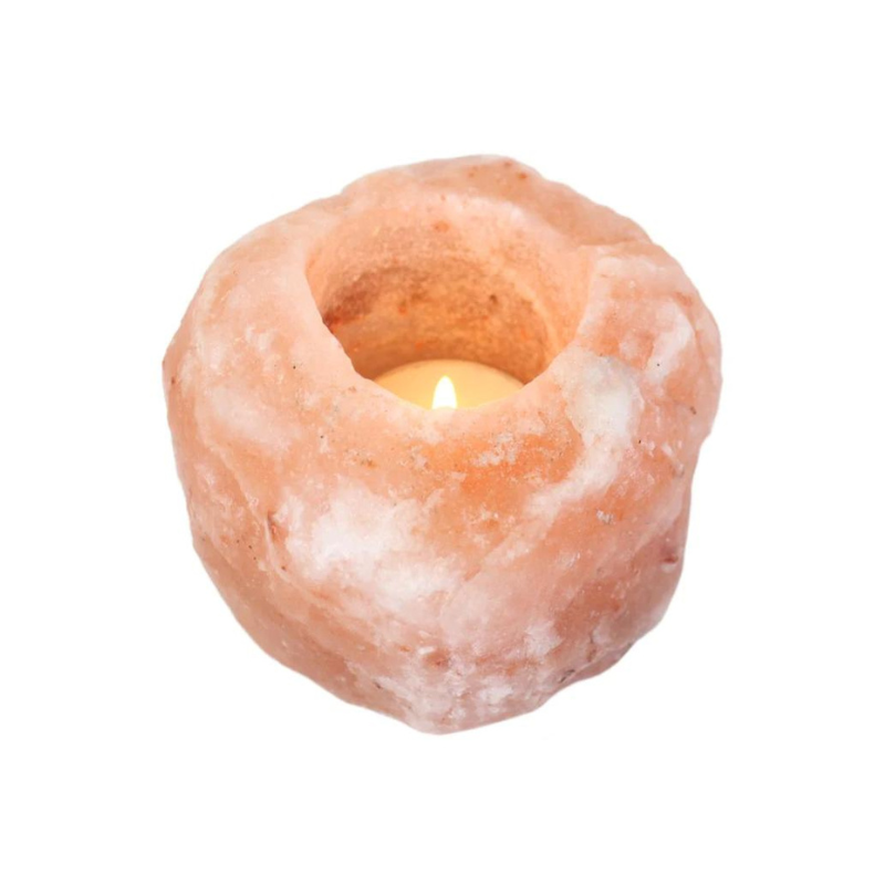 Natural Himalayan Salt TeaLight Holder - My Vitamin Shop