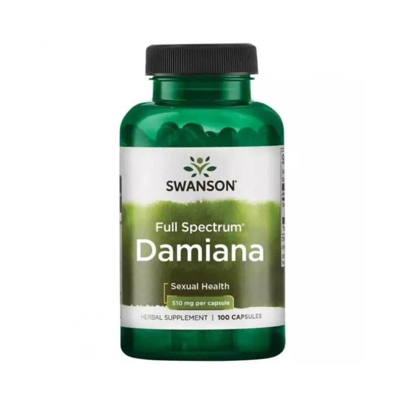 Swanson  Damiana - Promote balanced sexual function 510mg - 100 caps