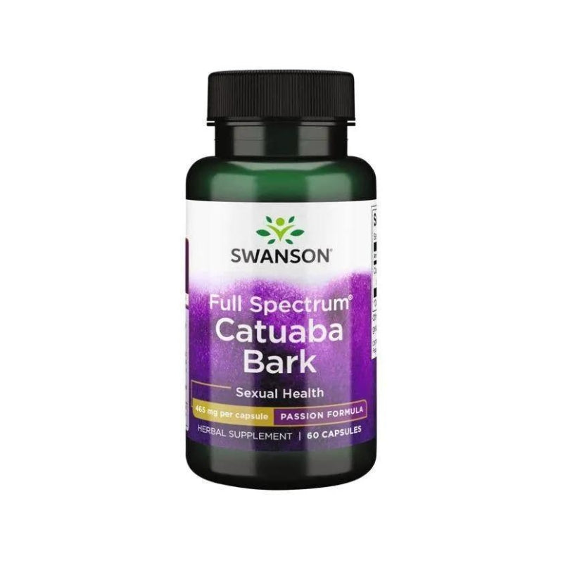 Swanson Full Spectrum Catuaba Bark 465mg - Traditional Sexual Energizer 60 caps