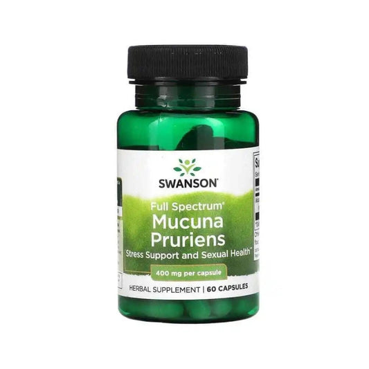 Swanson Full Spectrum Mucuna Pruriens, 400mg - 60 caps