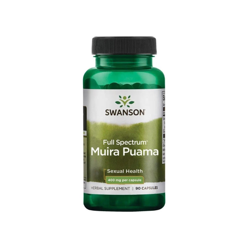 Swanson Full Spectrum Muira Puama 400 mg, Sexual Health 90 Capsules