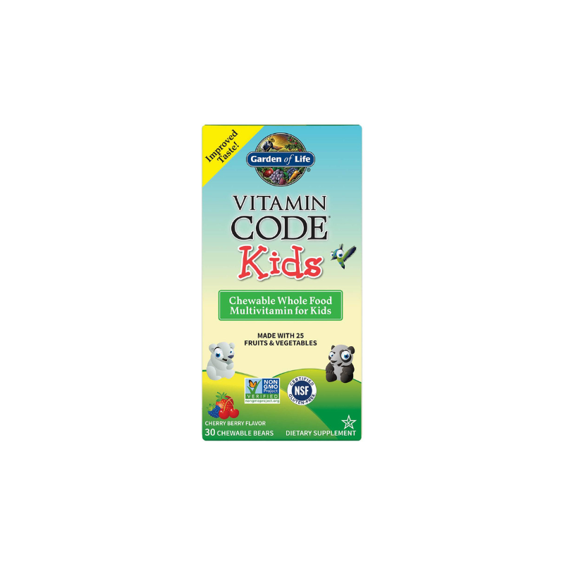 Garden of Life Vitamin Code Kids (Chewable Whole Food Multivitamin For Kids) - 60 chewable bears - My Vitamin Shop