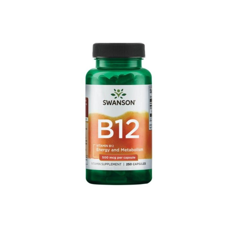 Swanson Vitamin B12 500mcg 100 Capsules - My Vitamin Shop