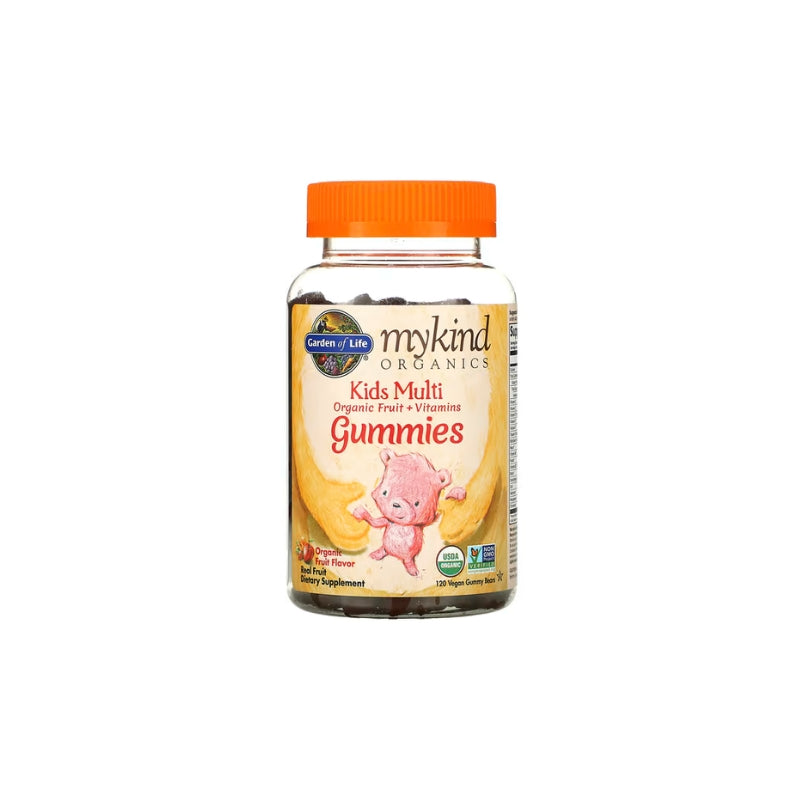 Garden of Life Mykind Organics Kids Multi Gummies  - 120 Vegan Gummy Bears - My Vitamin Shop