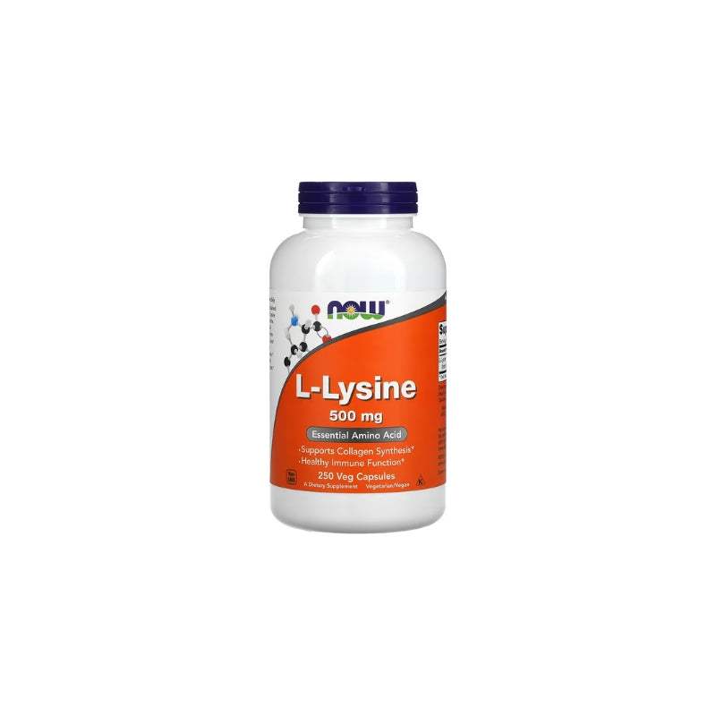 NOW Foods L-Lysine, tablets, vcaps, powder - My Vitamin Shop