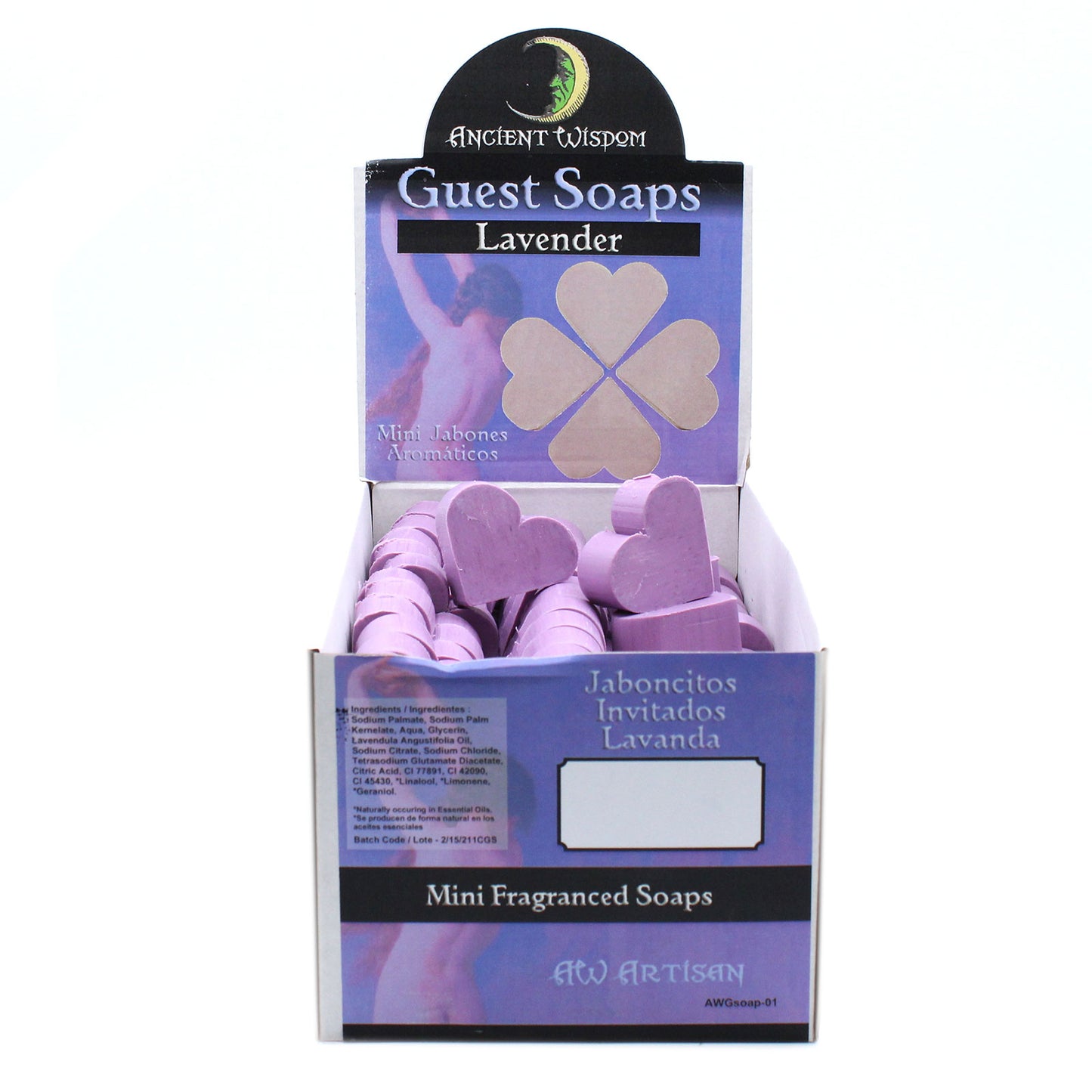 Heart Guest Soap - Lavender 20g - My Vitamin Shop