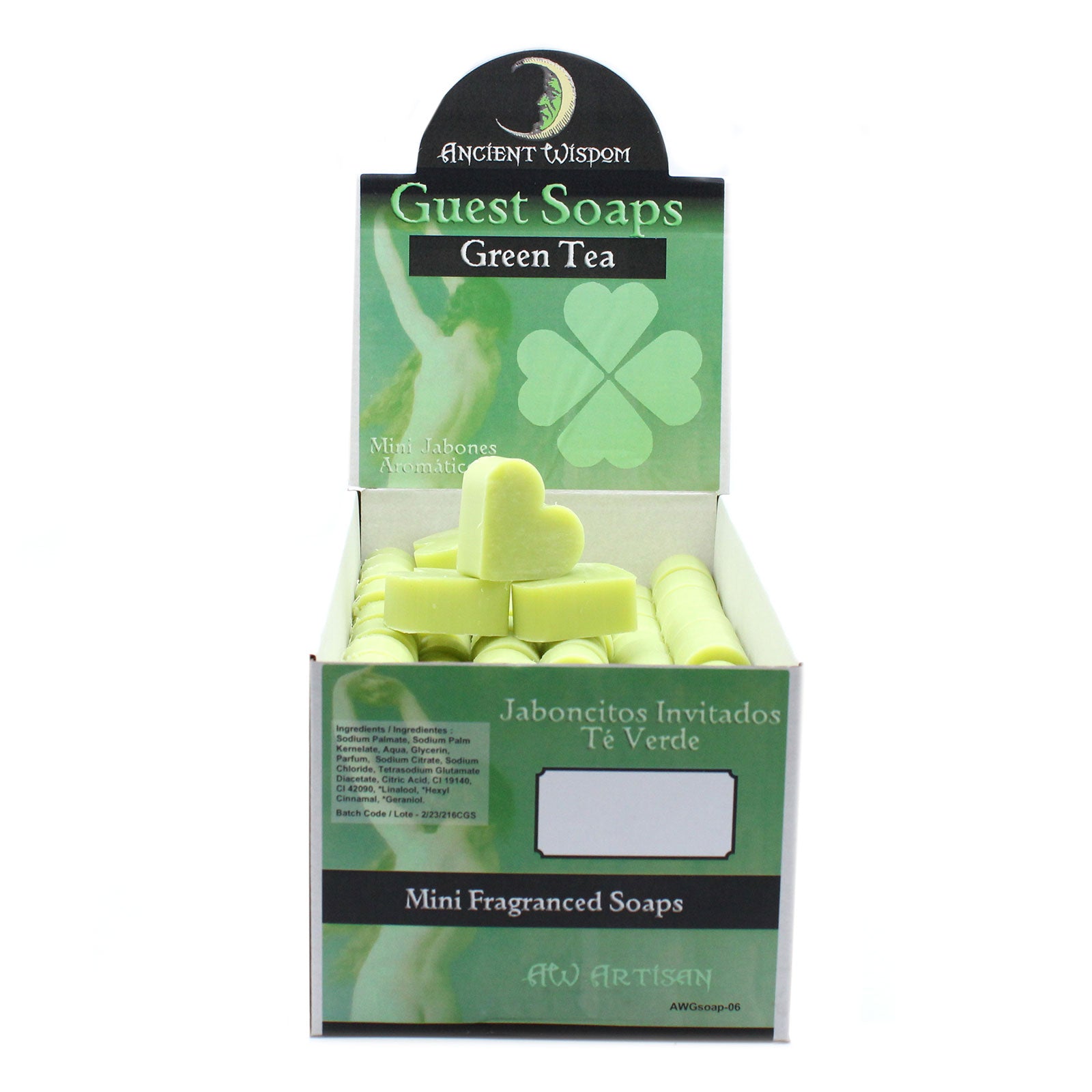 Heart Guest Soap - Green Tea 20g - My Vitamin Shop