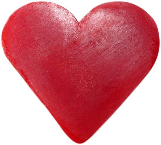 Heart Guest Soap - Raspberry 20g - My Vitamin Shop