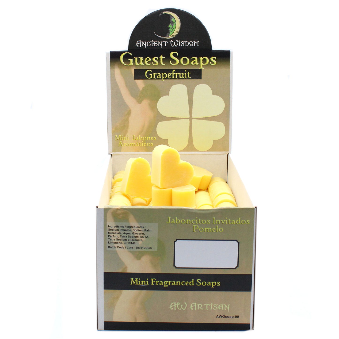 Heart Guest Soap - Grapefruit 20g - My Vitamin Shop