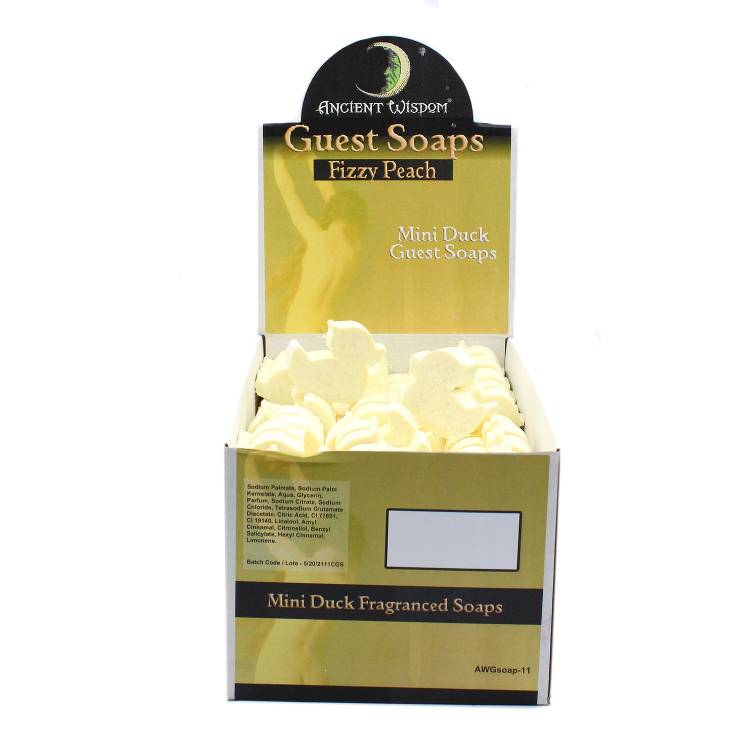 Yellow Duck Guest Soap - Fizzy Peach 20g - My Vitamin Shop