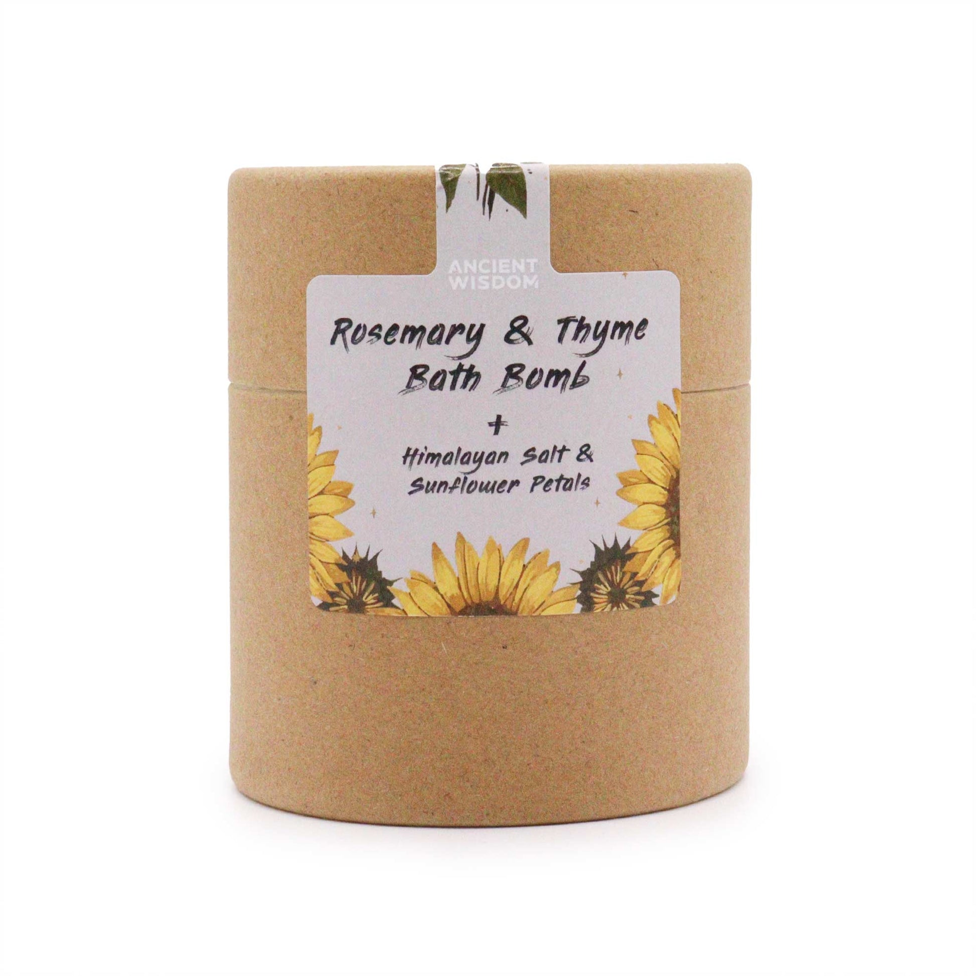 Sunflower Serenity Rosemary & Thyme Bath Salts Himalayan & Sunflower Petals - My Vitamin Shop