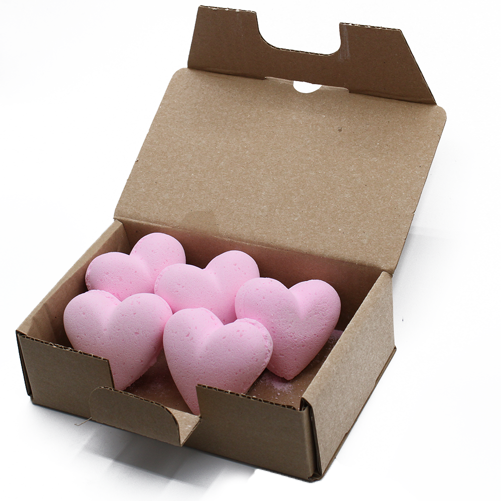 Love Heart Bath Bomb 70g - Bubblegum - My Vitamin Shop