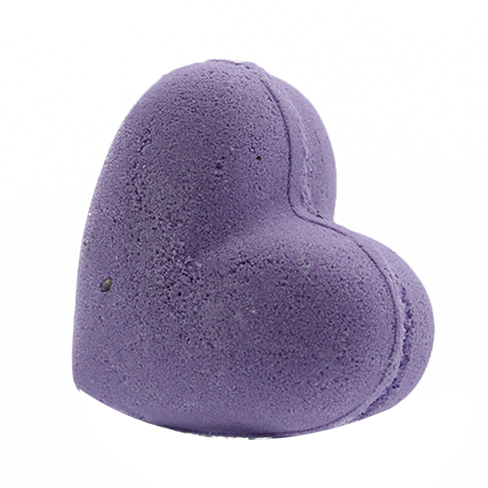 Love Heart Bath Bomb 70g - French Lavender - My Vitamin Shop