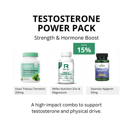 Testosterone Power Pack - Supports Testosterone + Physical Drive