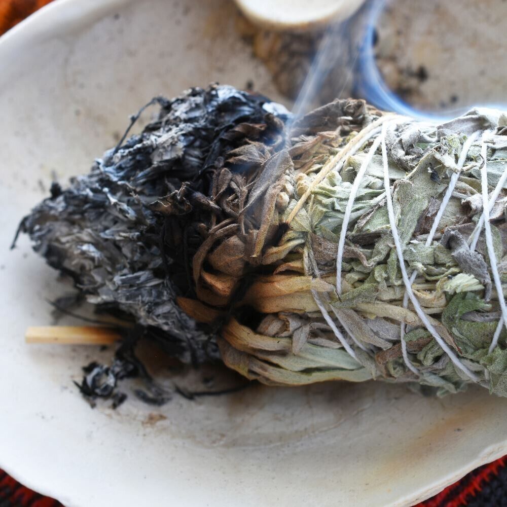 White Sage Smudge Stick 10cm - Cleanse and Purify Negative Energy - My Vitamin Shop