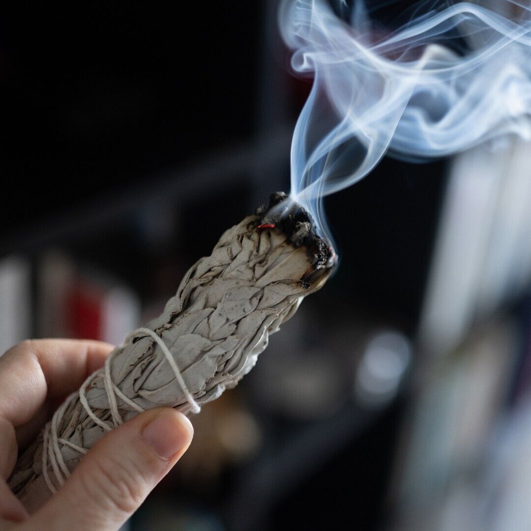 White Sage Smudge Stick 10cm - Cleanse and Purify Negative Energy - My Vitamin Shop